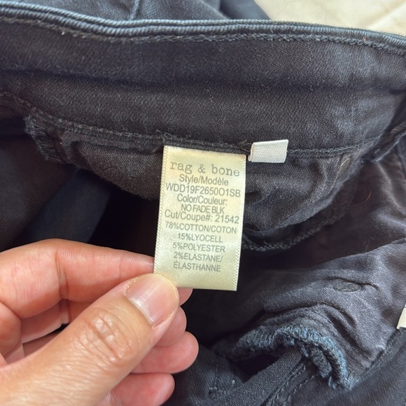 Rag & Bone Cate Mid-Rise Skinny Ankle Jeans Size 26 - Picture 12 of 14